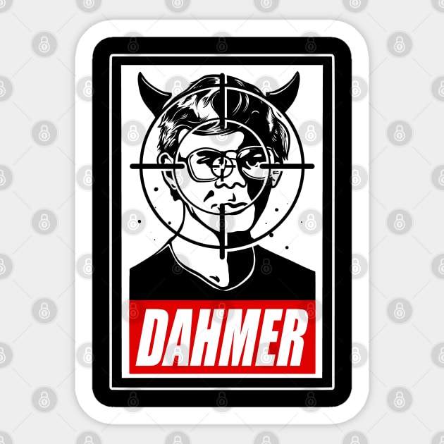 Jeffrey Dahmer Homicide Sticker by Merchsides